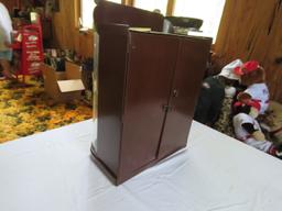 Vintage Auto Lite Spark Plug Metal Display Case