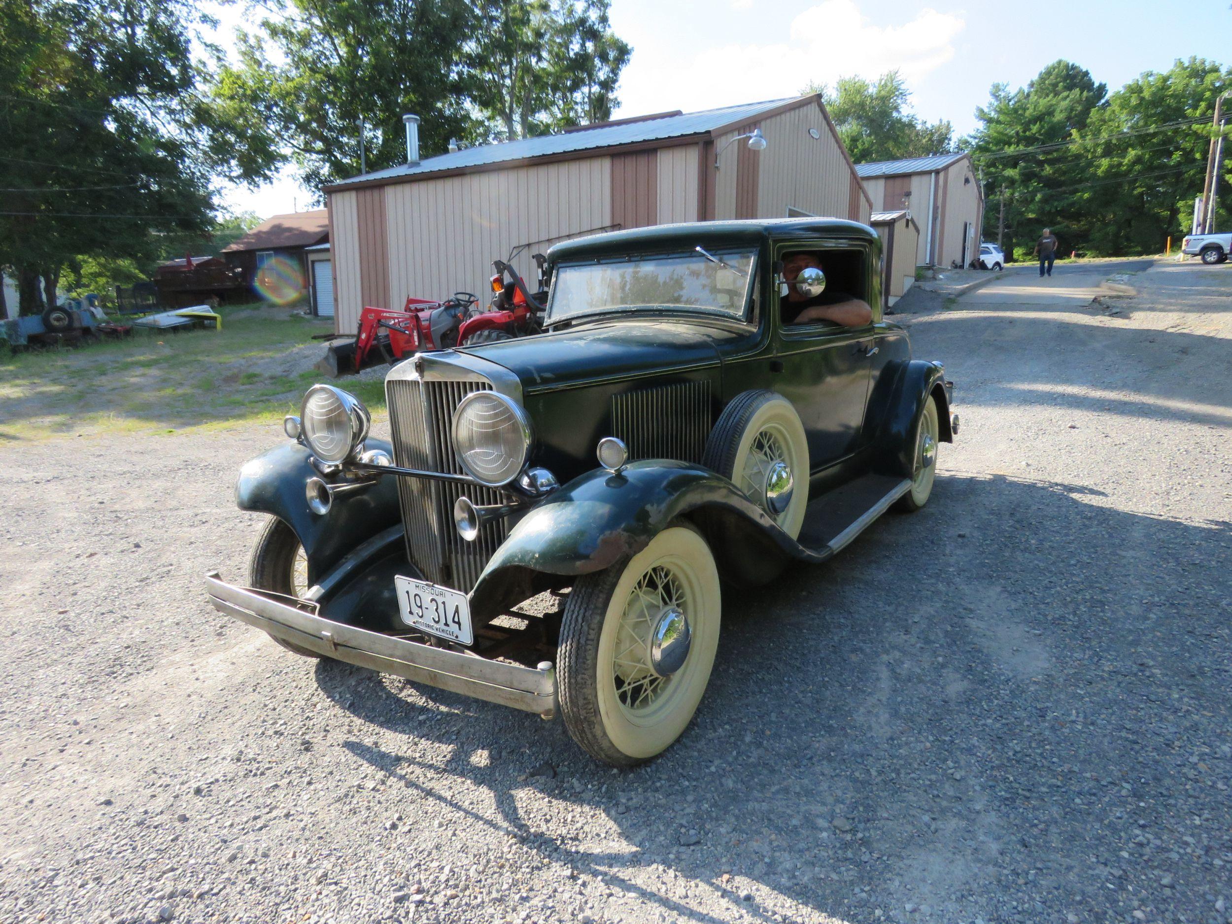 1932 Hupmobile Rumble seat Coupe