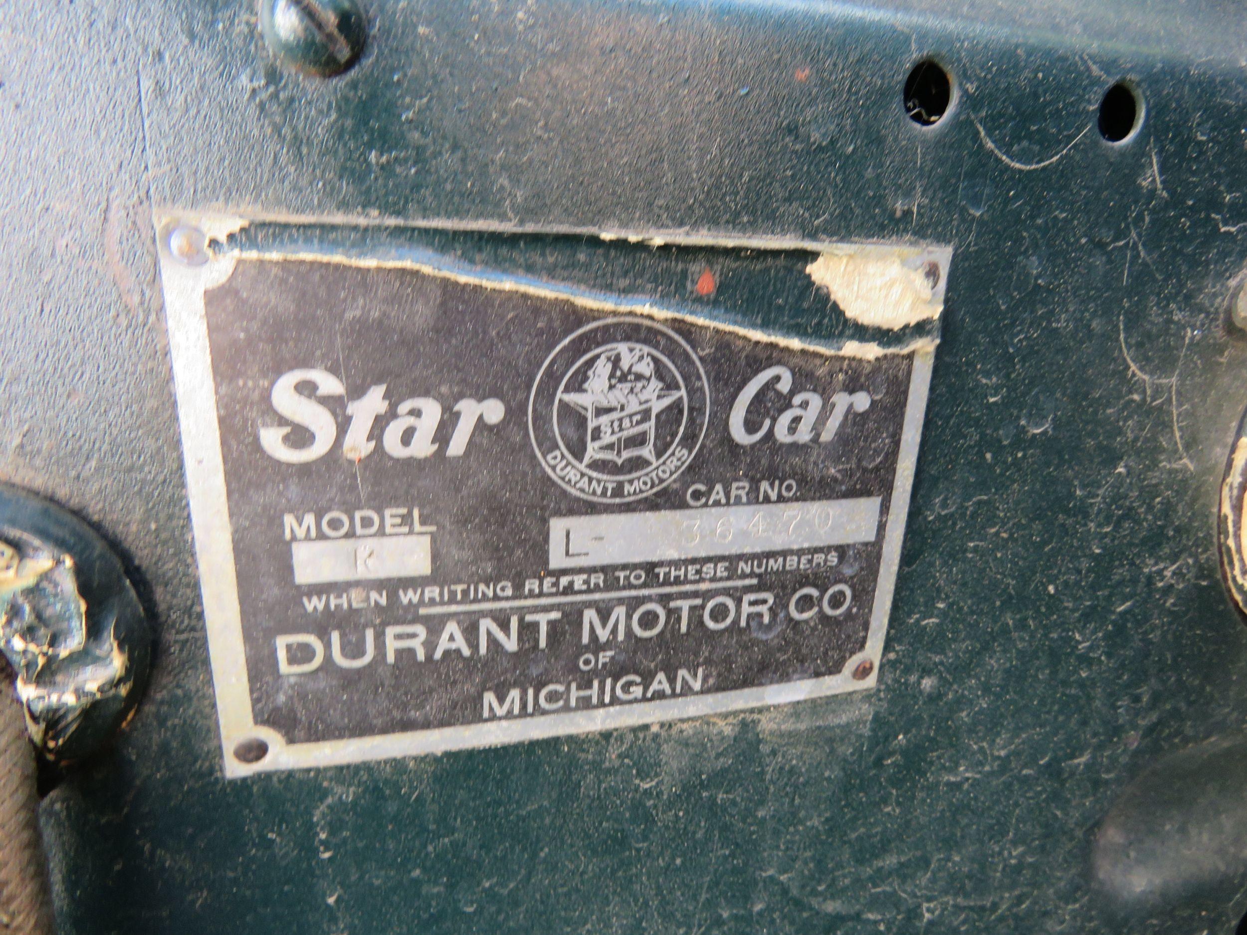 1926 Model R Star Car 4dr Sedan