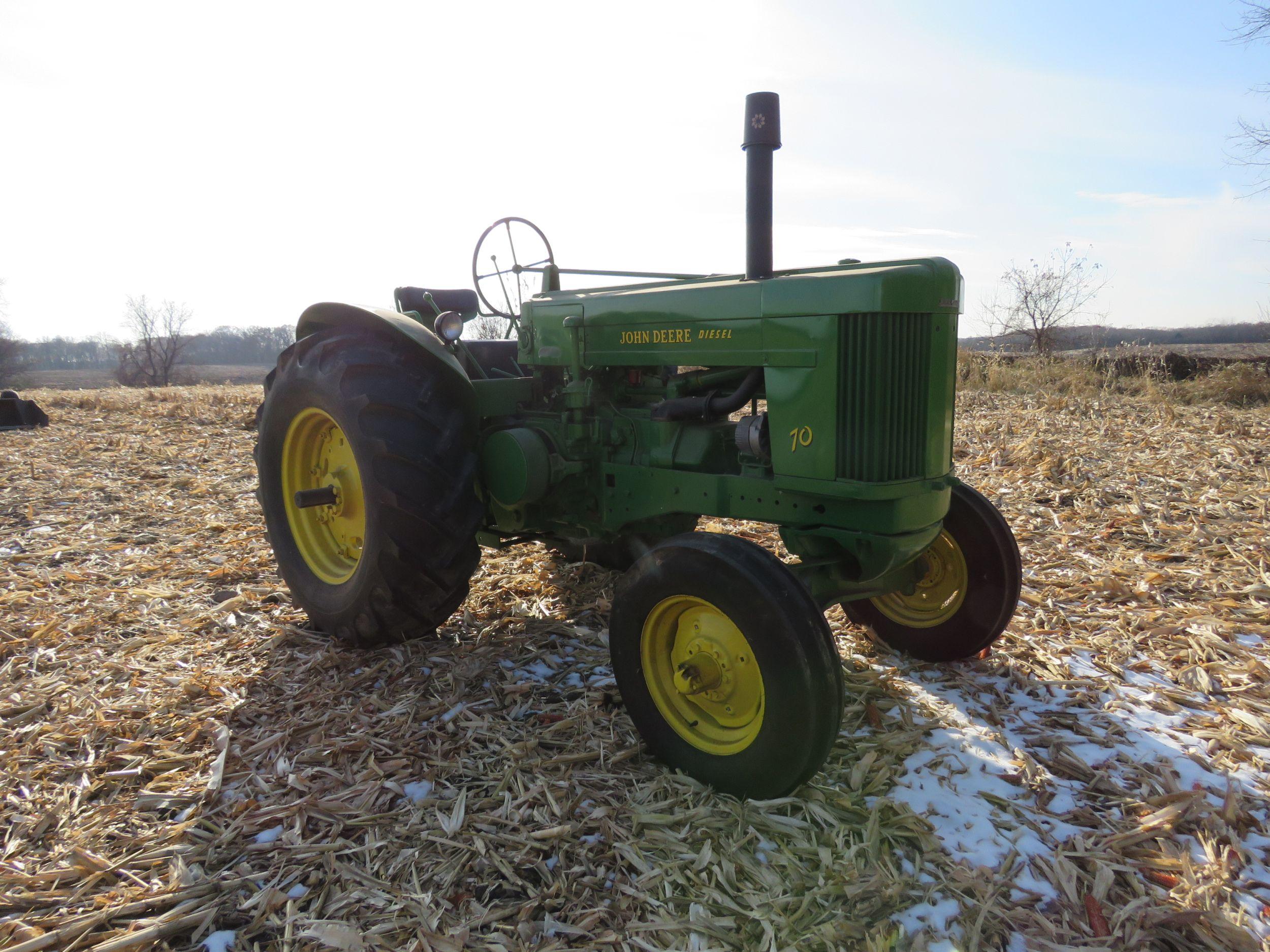 1955 John Deere 70 Diesel  Tractor