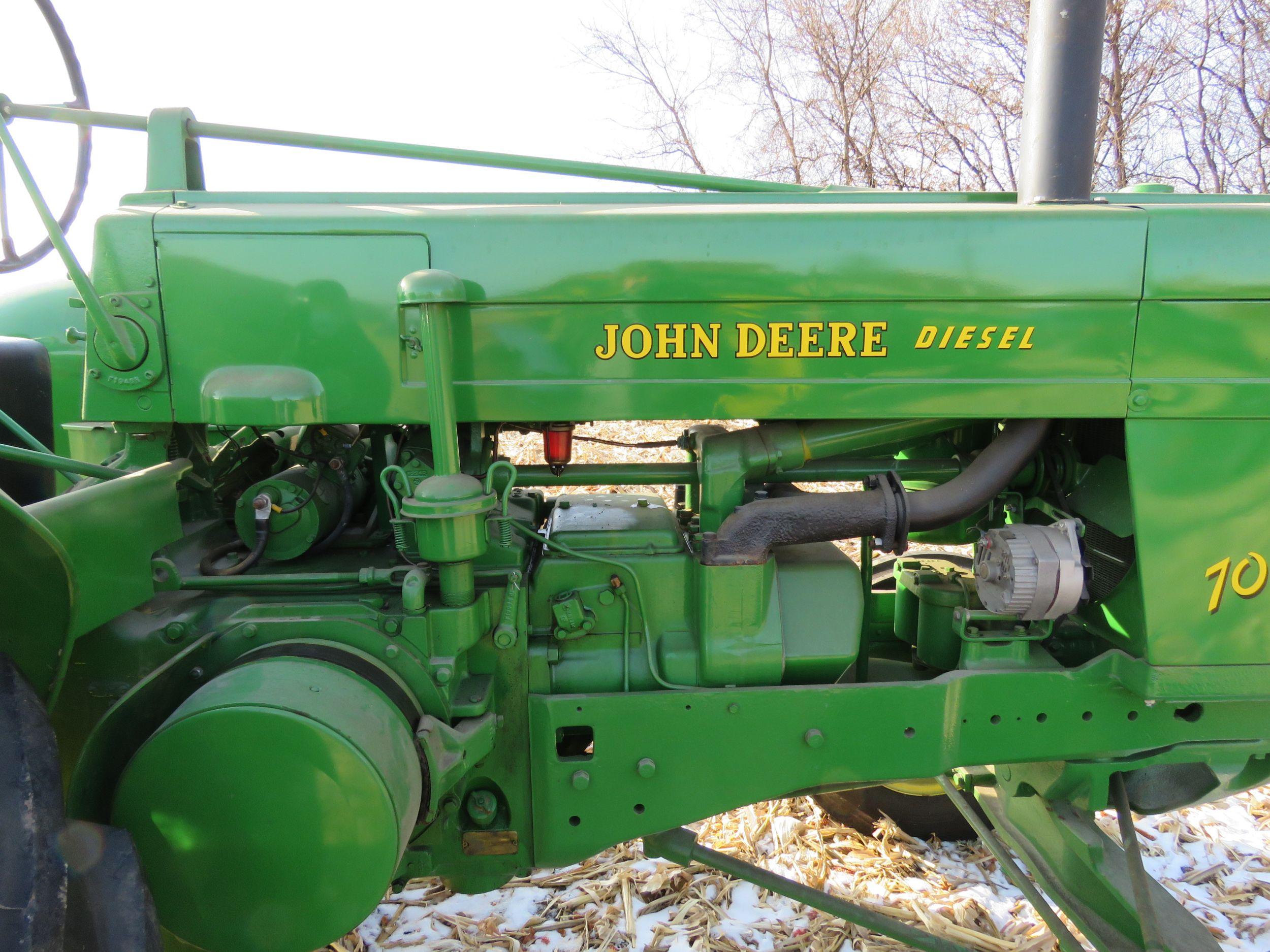 1955 John Deere 70 Diesel  Tractor