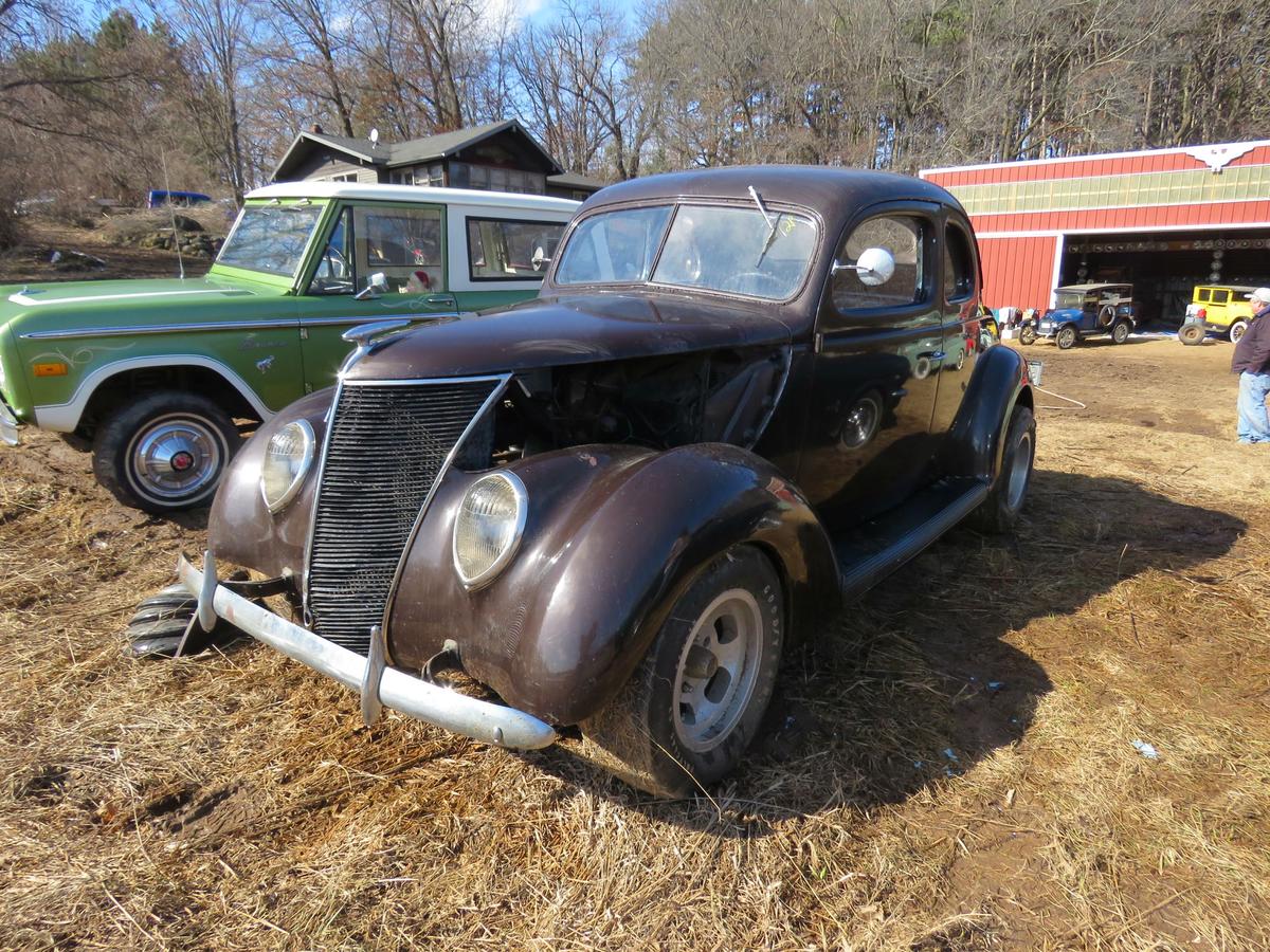 Vintage 1937 Ford Coupe Hotrod