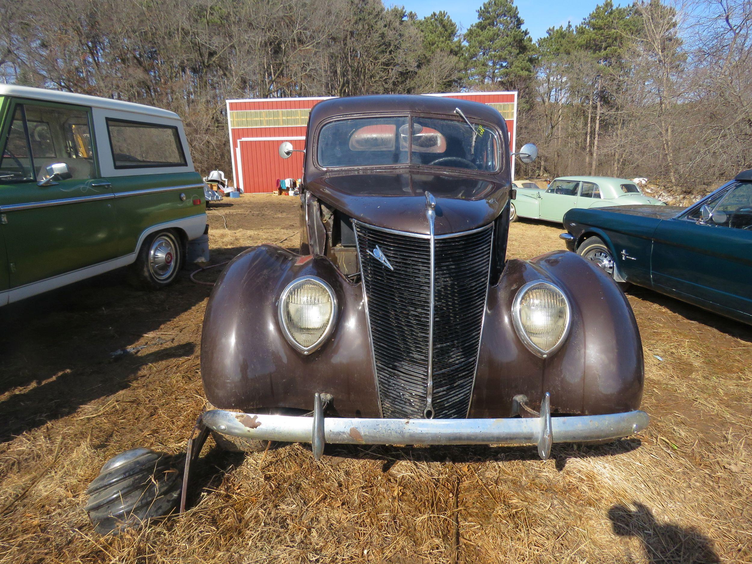 Vintage 1937 Ford Coupe Hotrod