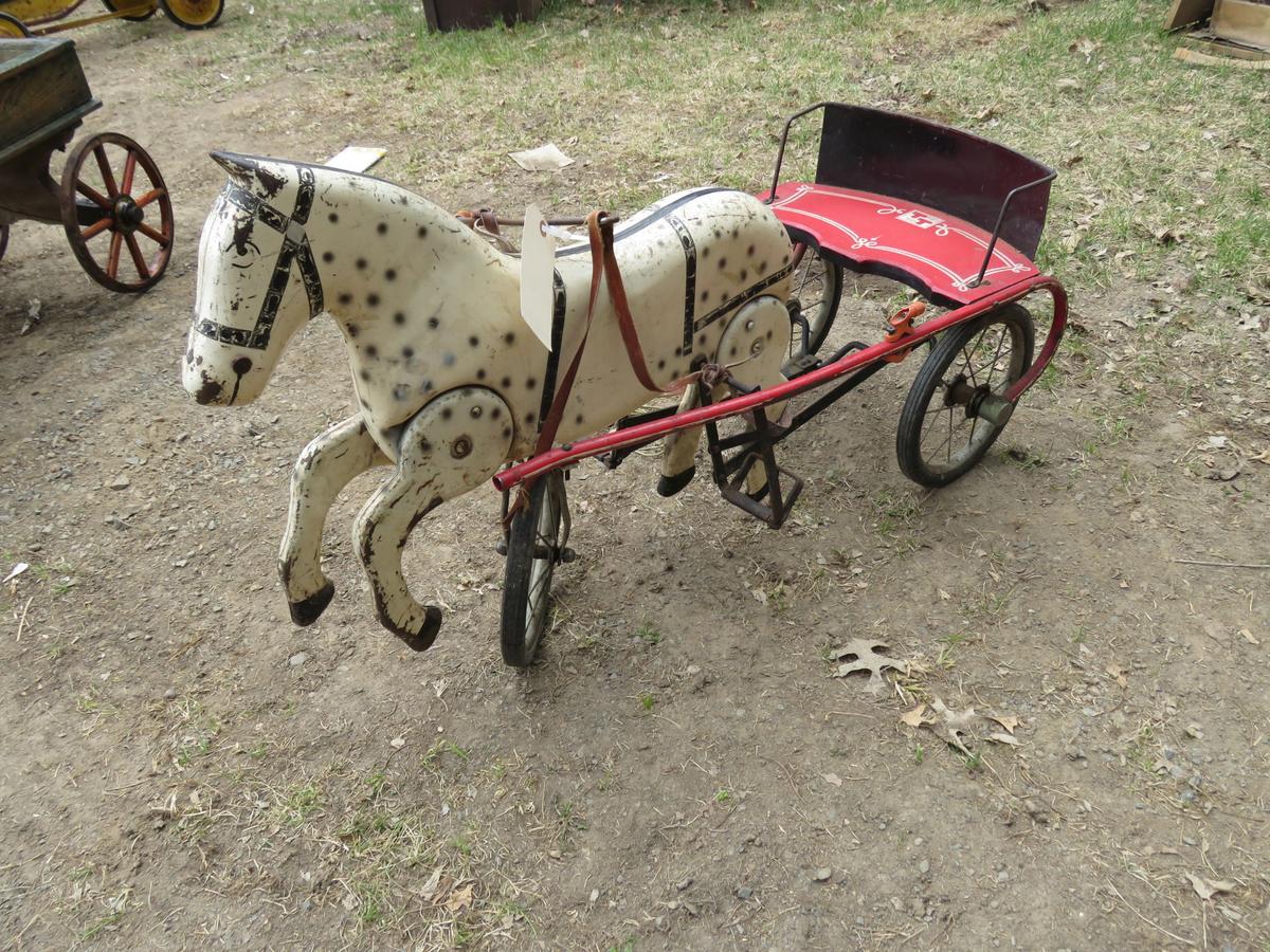 Toy & Tots Horse and Cart Pedal