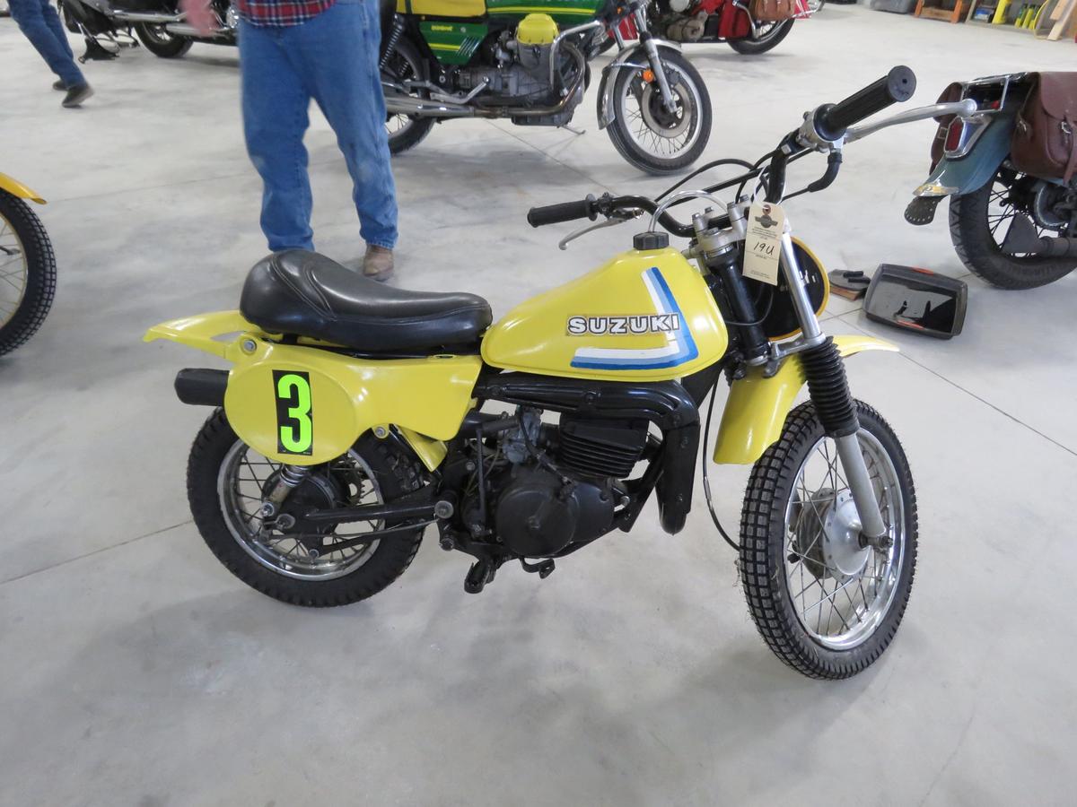 1978 Suzuki RM50 Motorcycle