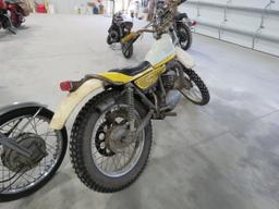 1974 Yamaha Observed Trials TY250 Dirt Bike