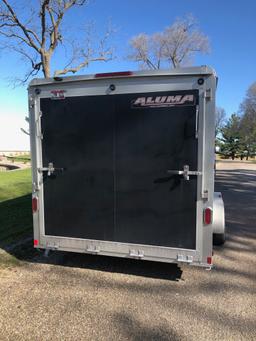 2016 Aluma 14' enclosed trailer