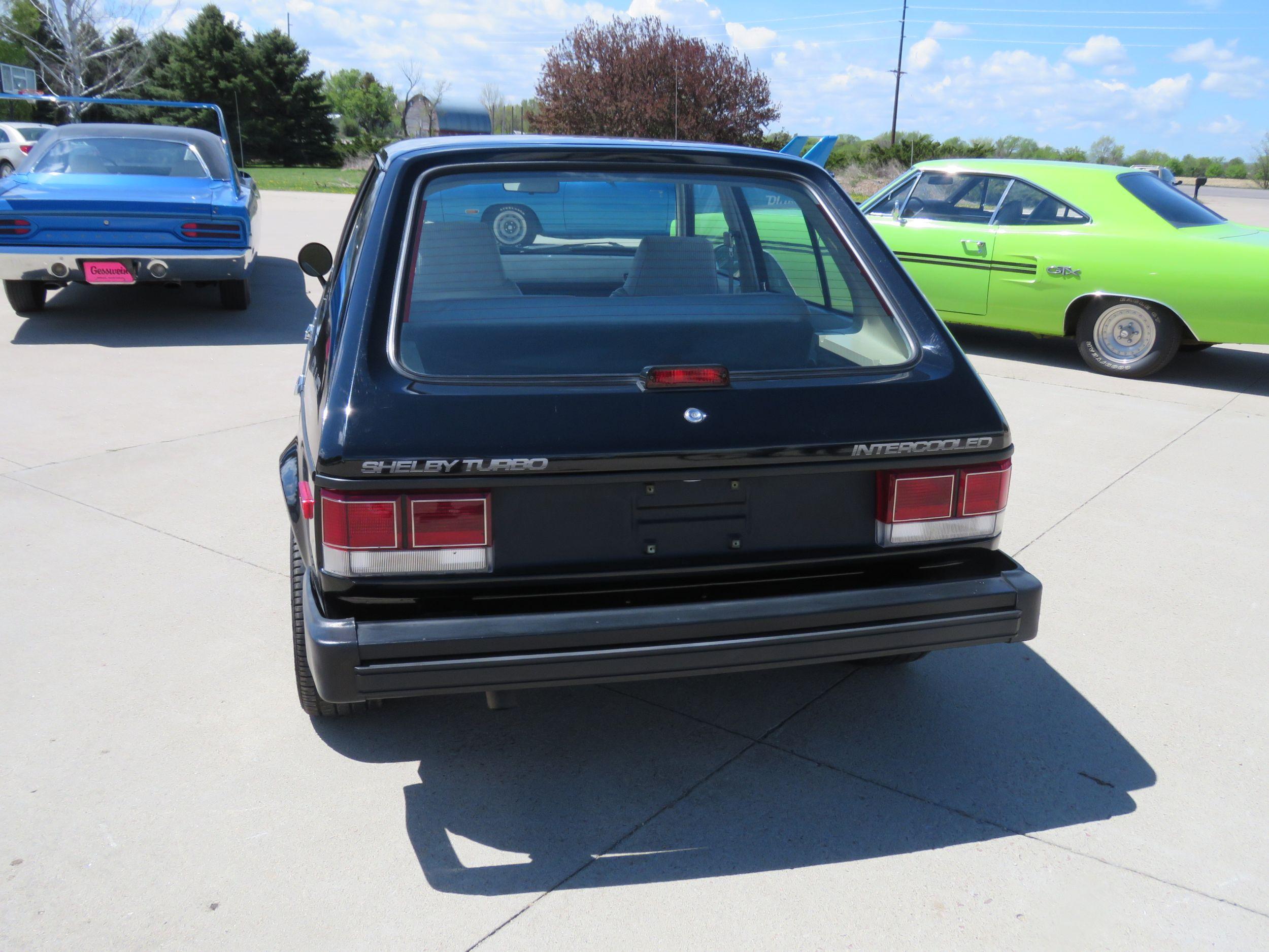 Rare 1986 Shelby Omni GLH-S