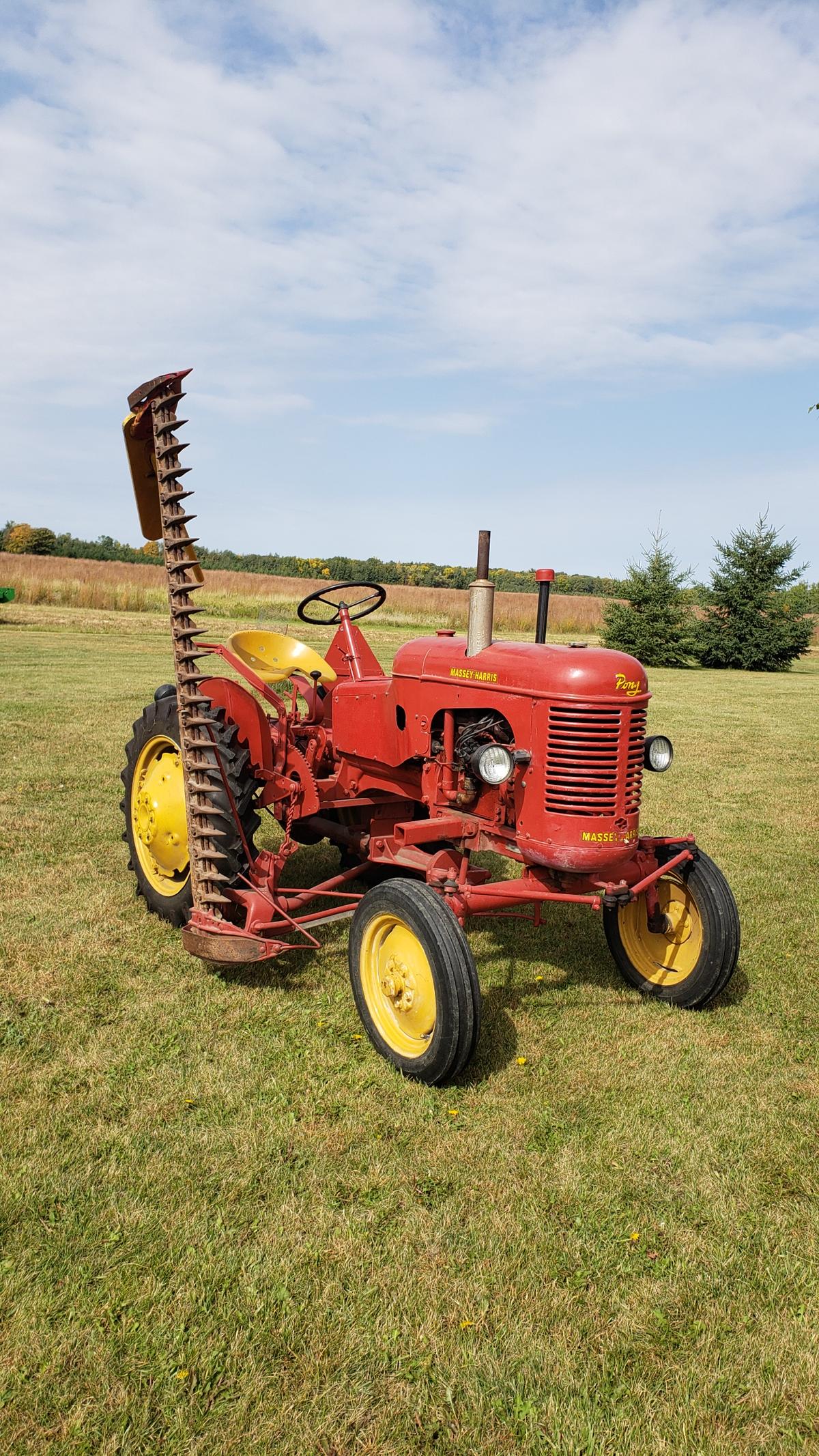 Massey Harris Pony Tractor with attachments