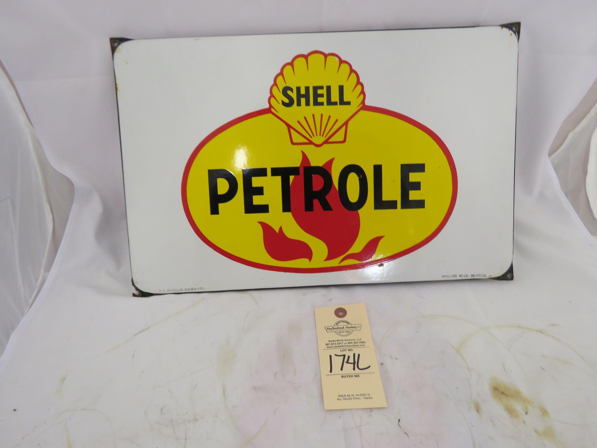 French Shell Advertising Sign