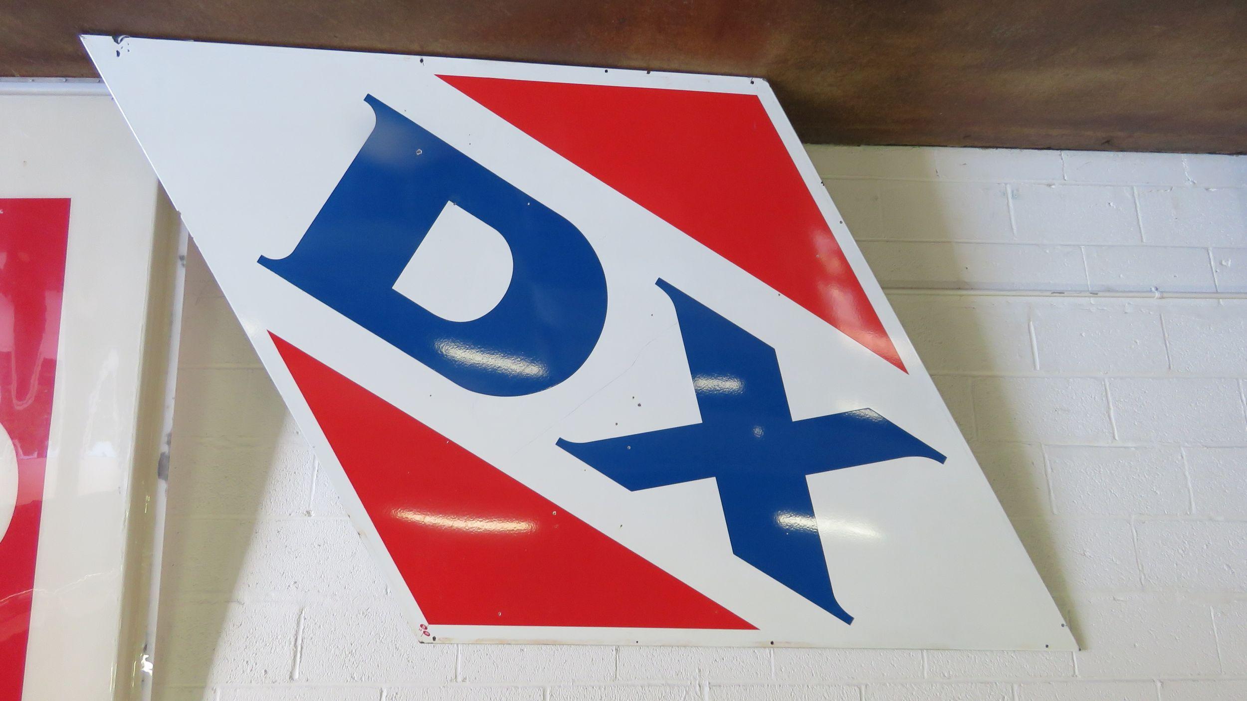 DX Porcelain Sign