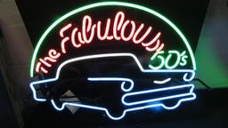 The Fabulous Fifties Neon Sign