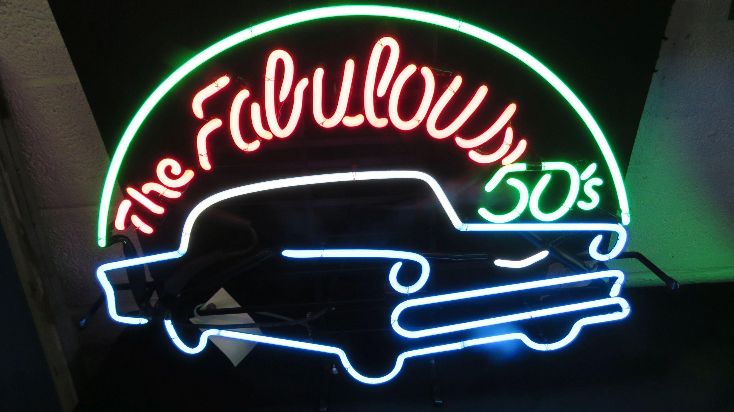 The Fabulous Fifties Neon Sign