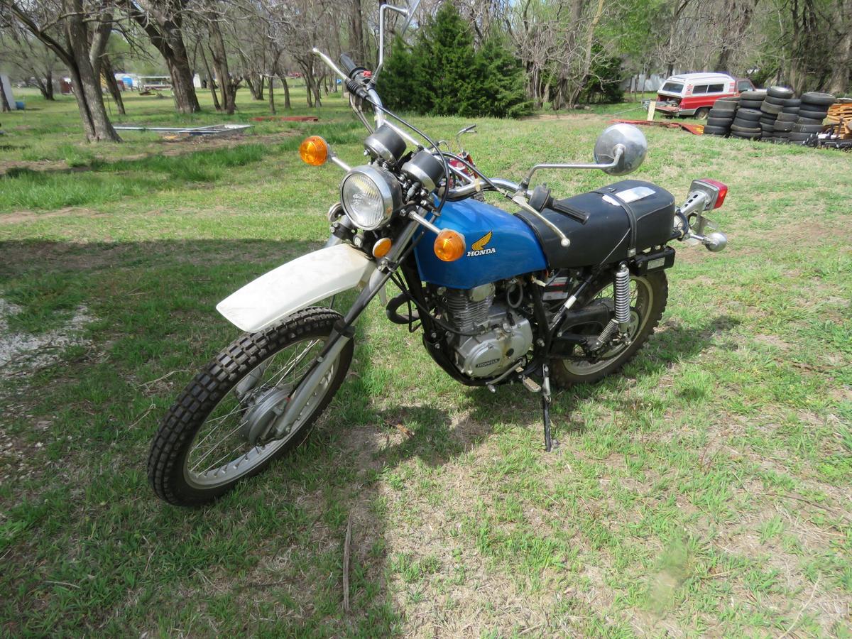 1976 HONDA XL250 MOTORCYCLE