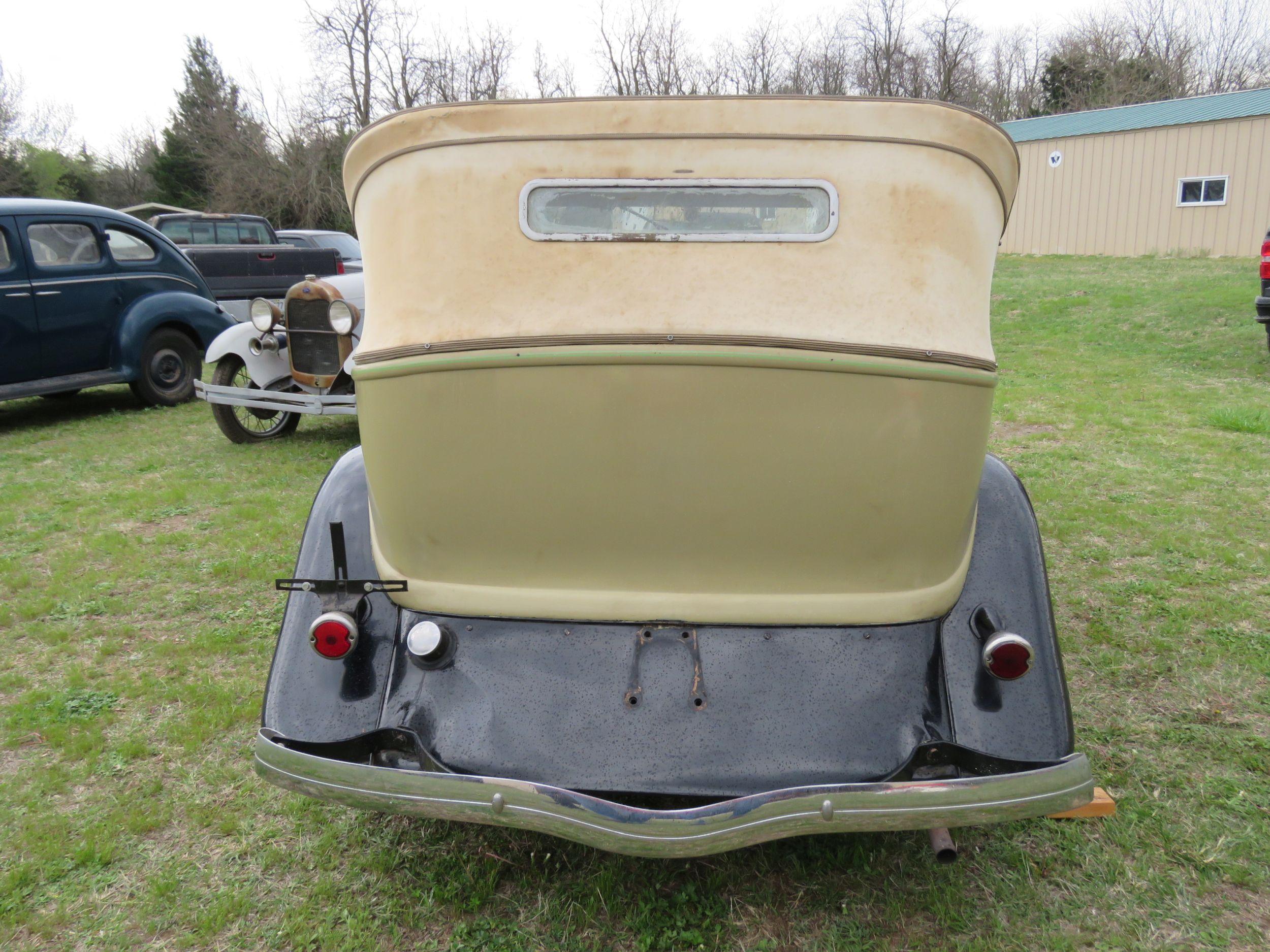 1933 FORD 4dr PHAETON