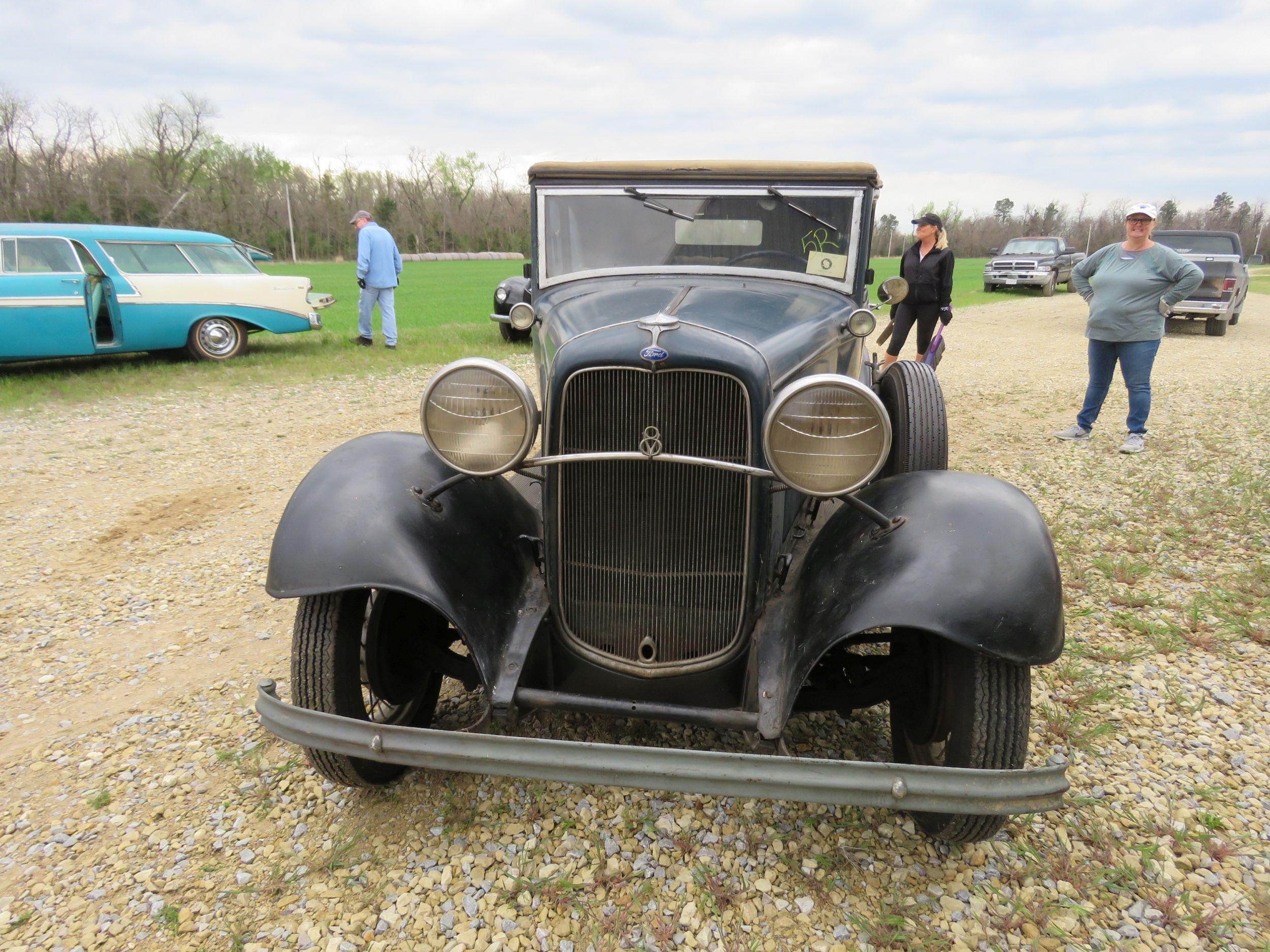 RARE 1932 FORD B400 2DR CONVERTIBLE V8 SEDAN