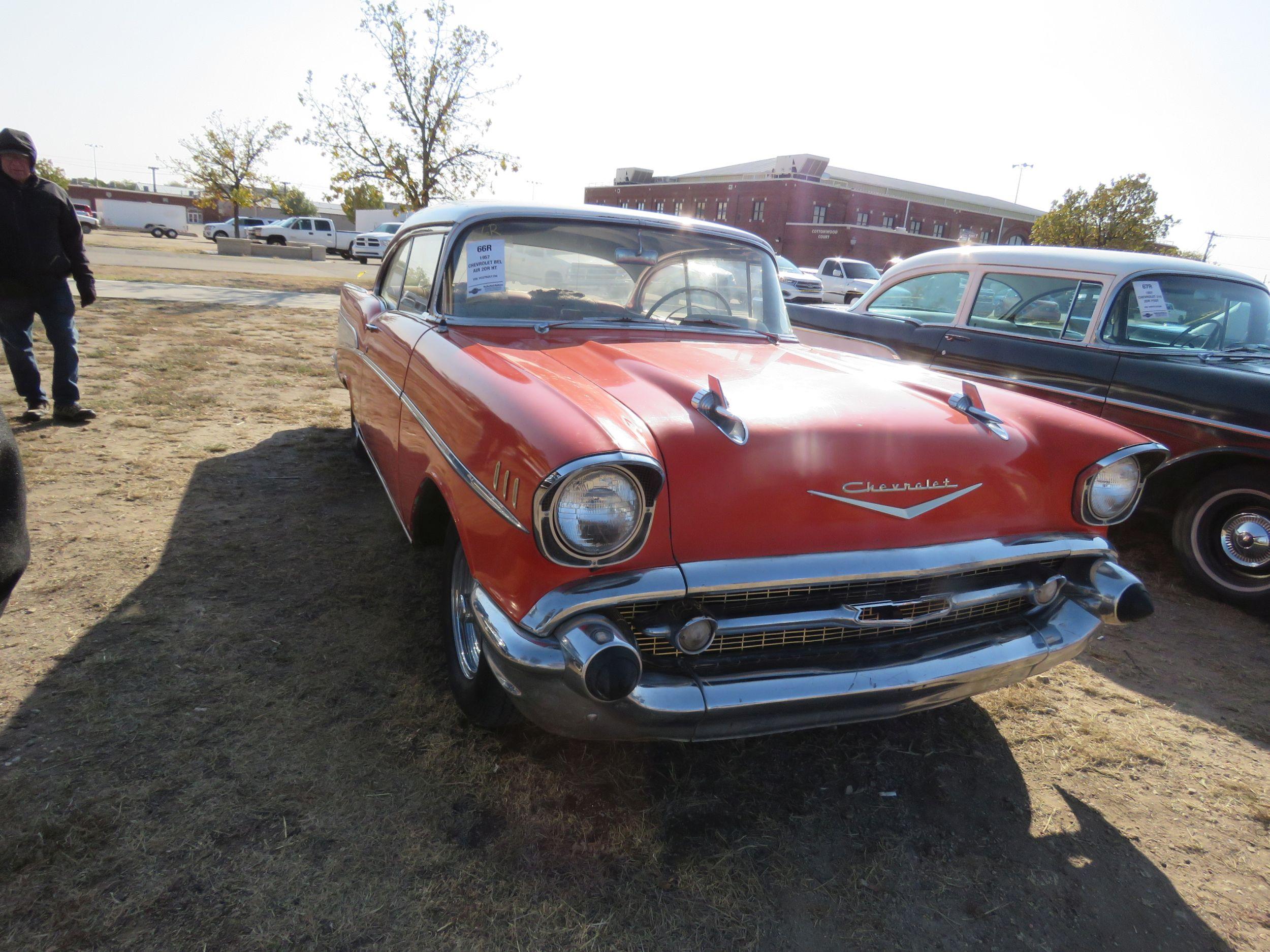 1957 CHEVROLET BEL AIR 2DR HT