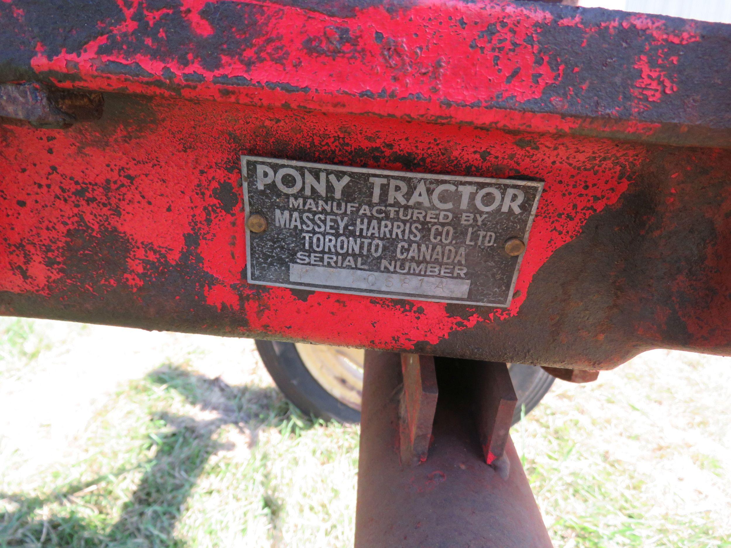 1949 Massey Harris Pony Tractor