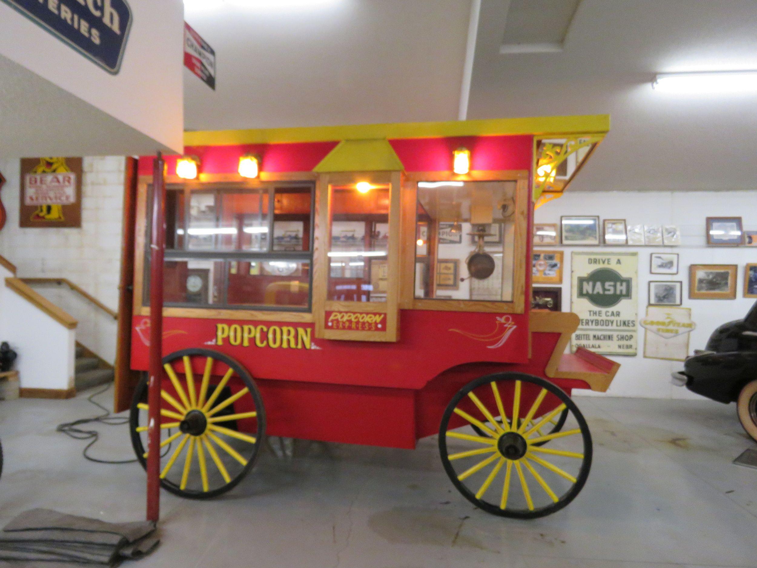 Restored Horse Drawn Popcorn Wagon