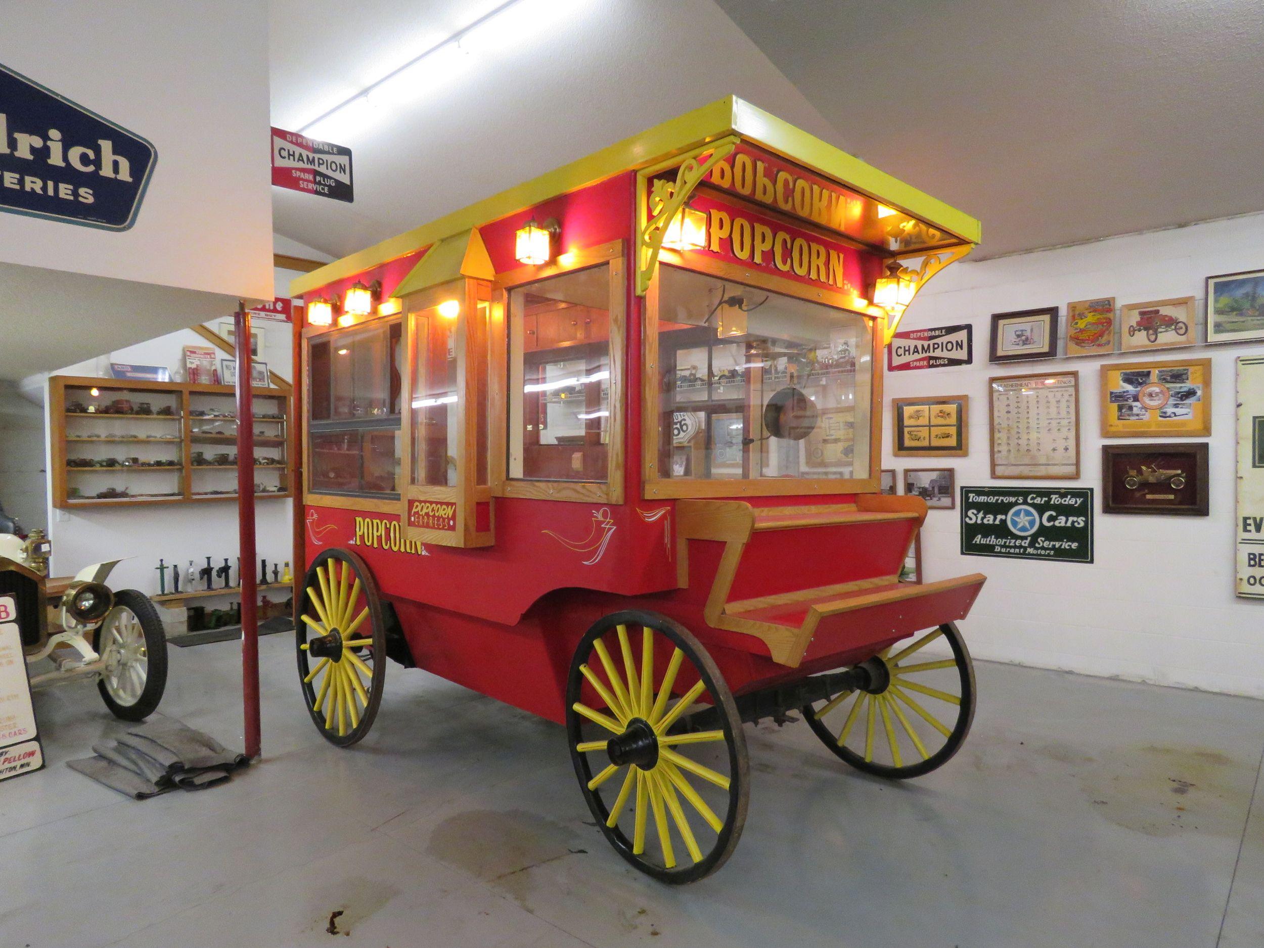 Restored Horse Drawn Popcorn Wagon