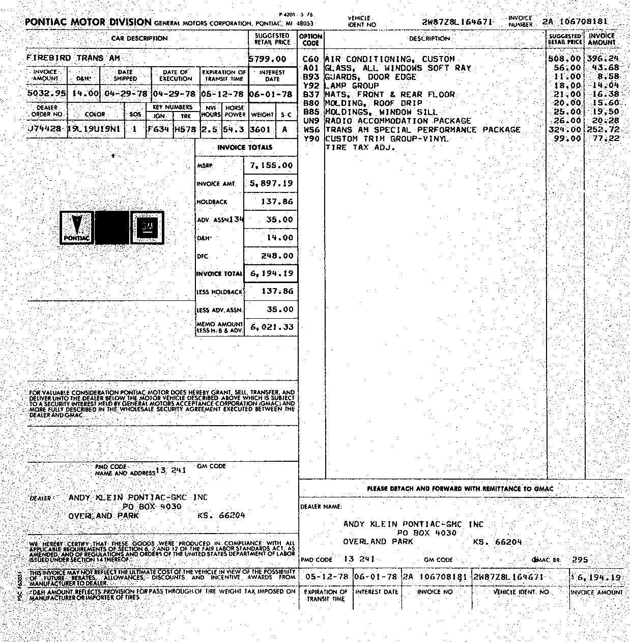 1978 Pontiac Trans Am