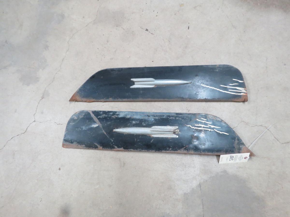 Pair of Oldsmobile Rocket 88 Fender Skirts