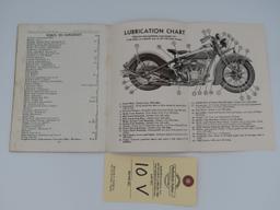 1940 Indian Riders' Instruction Book