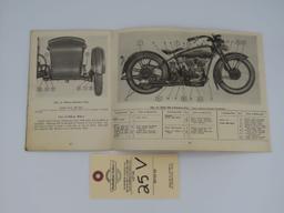 1929 Harley-Davidson Rider's Hand Book