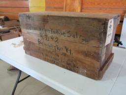 Wooden Crate with Bennington Indian Addressd