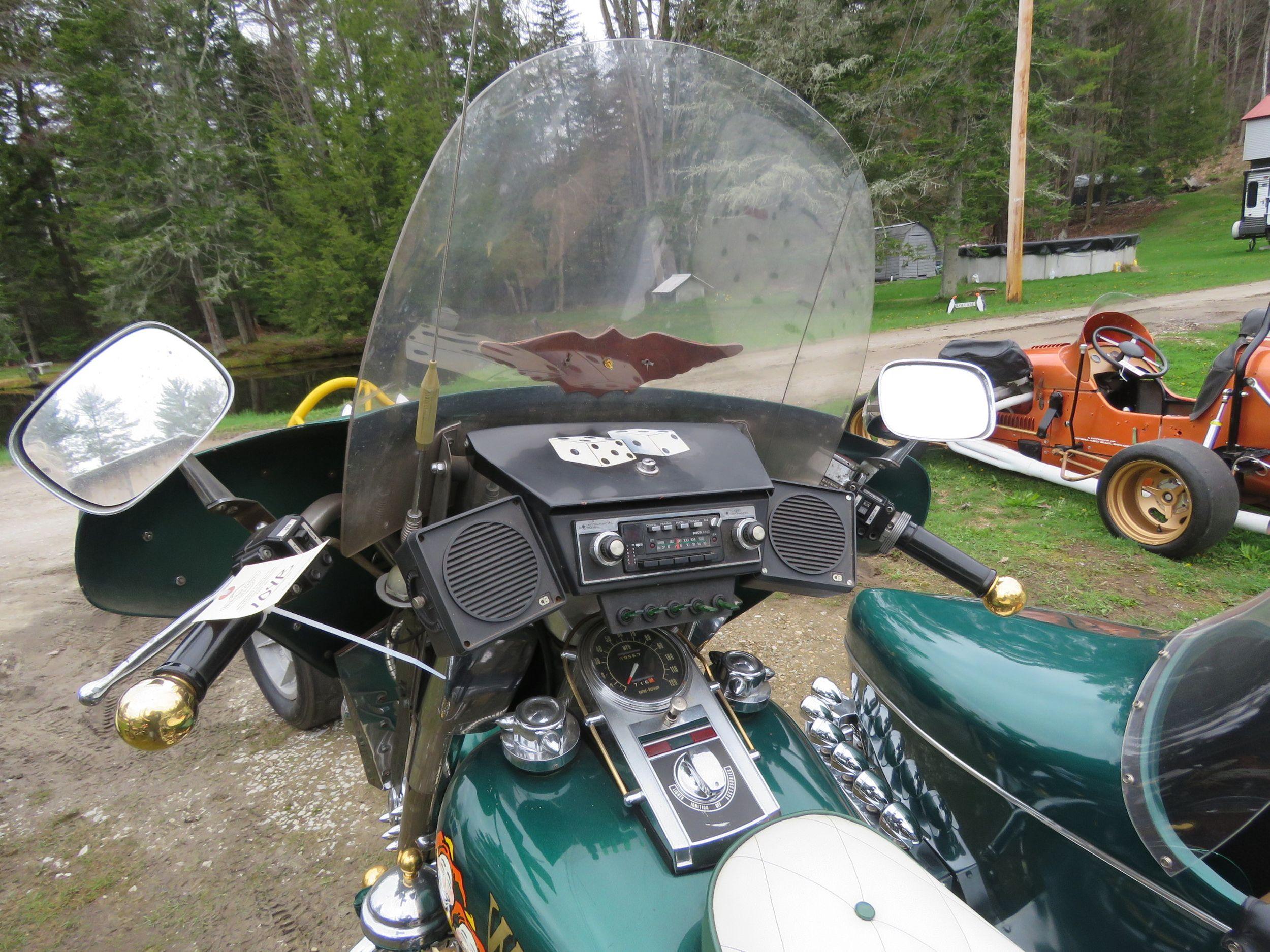 1976 FLH Harley Davidson Custom Motorcycle "The Joker"