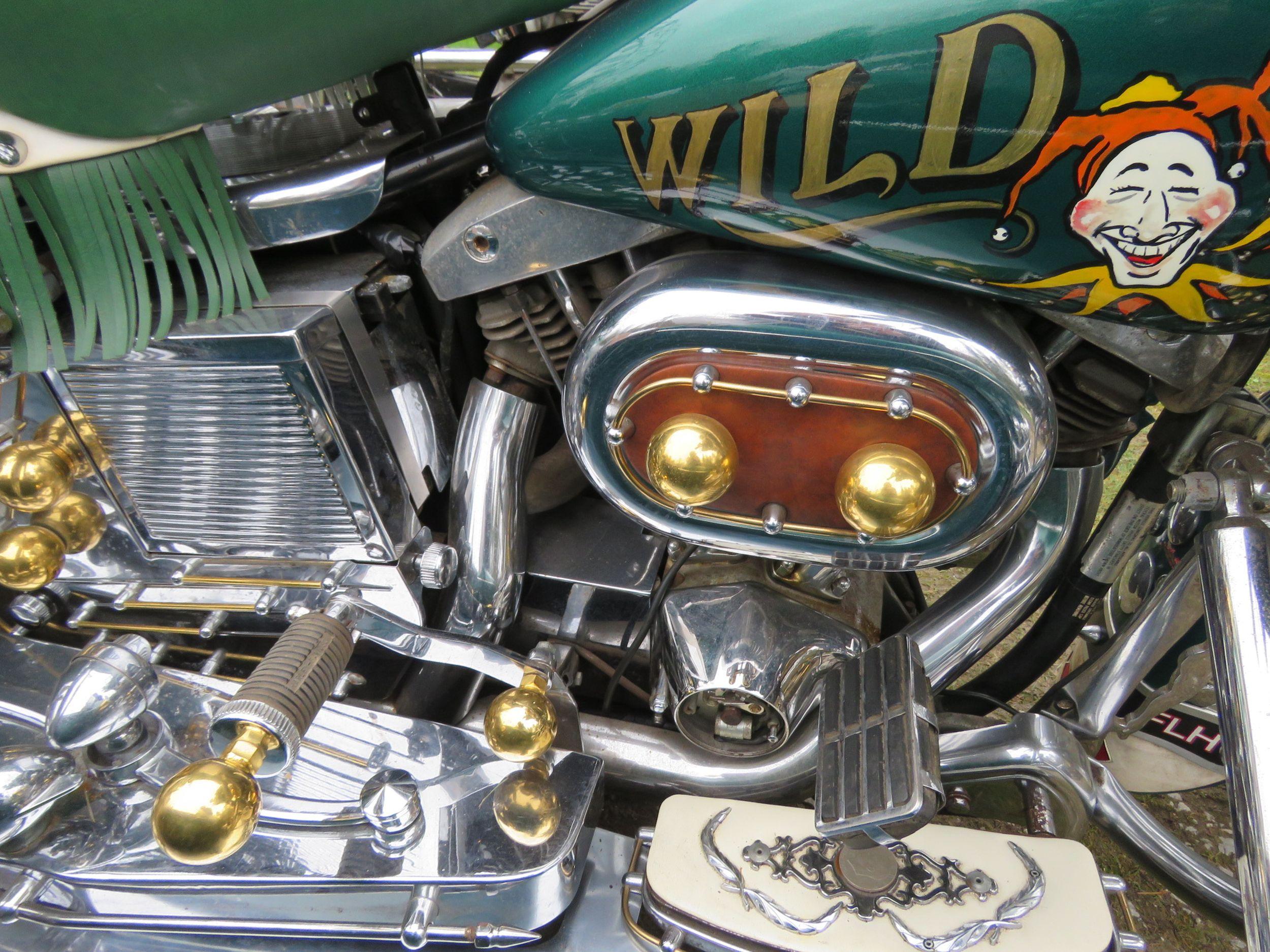 1976 FLH Harley Davidson Custom Motorcycle "The Joker"