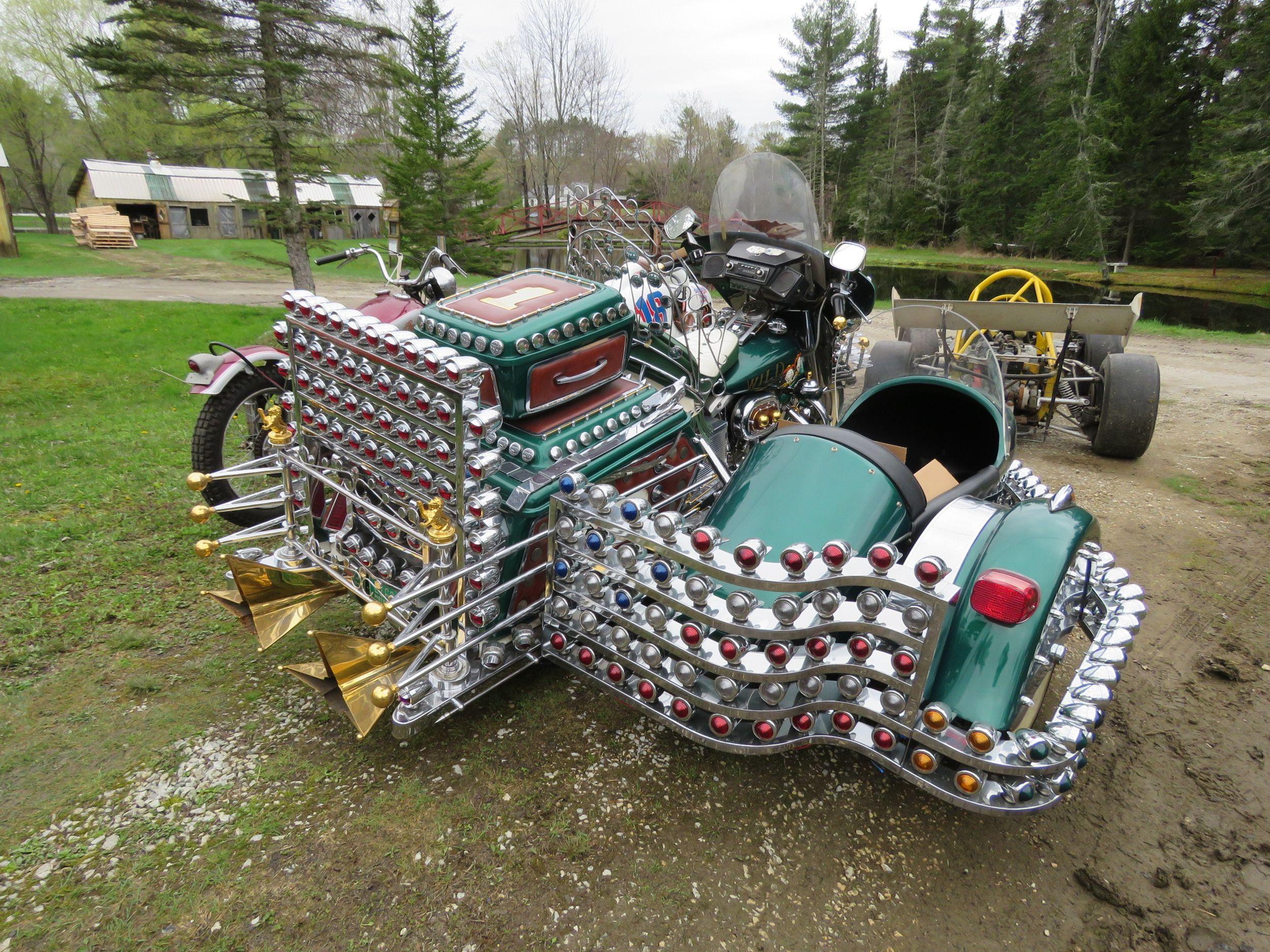 1976 FLH Harley Davidson Custom Motorcycle "The Joker"