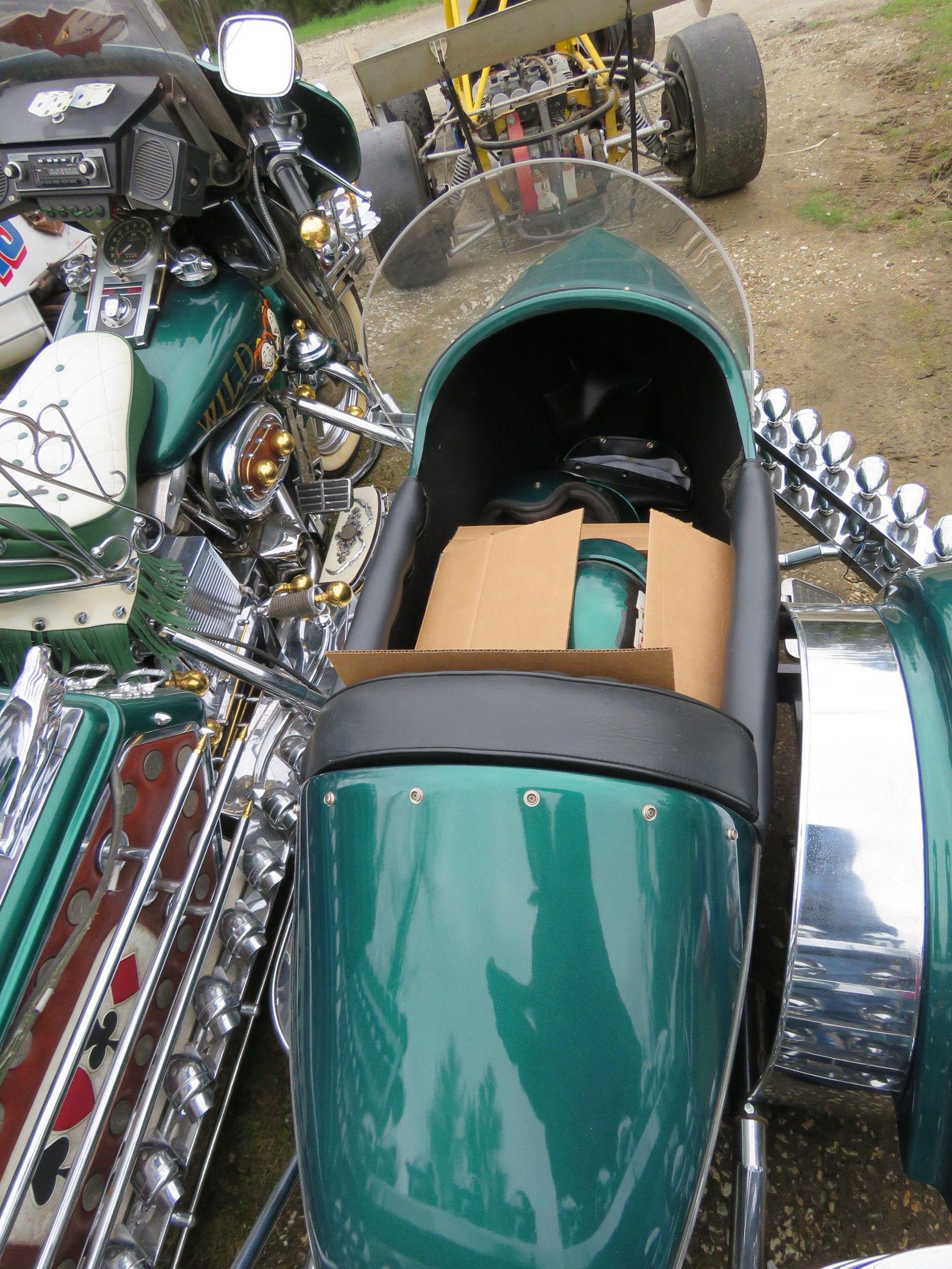1976 FLH Harley Davidson Custom Motorcycle "The Joker"