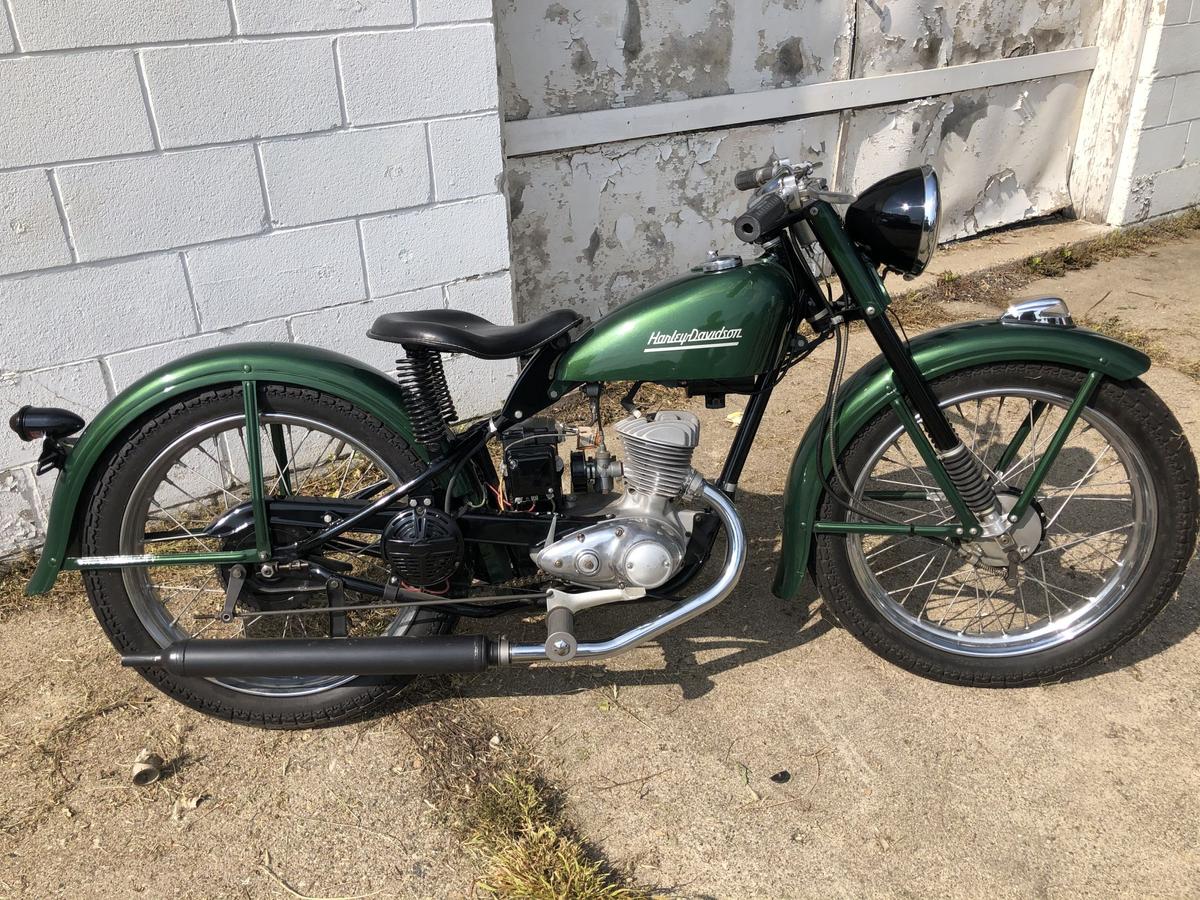 1951 Harley Davidson Hummer 125 Motorcycle