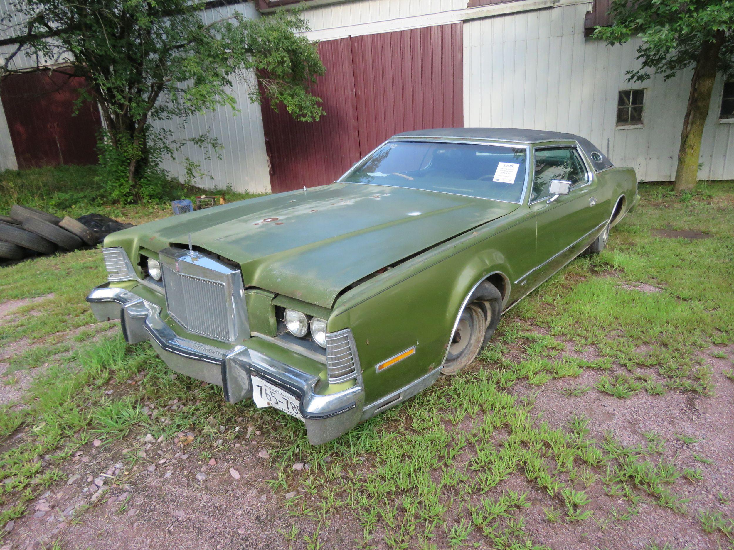 1975 Lincoln continental Mark IV