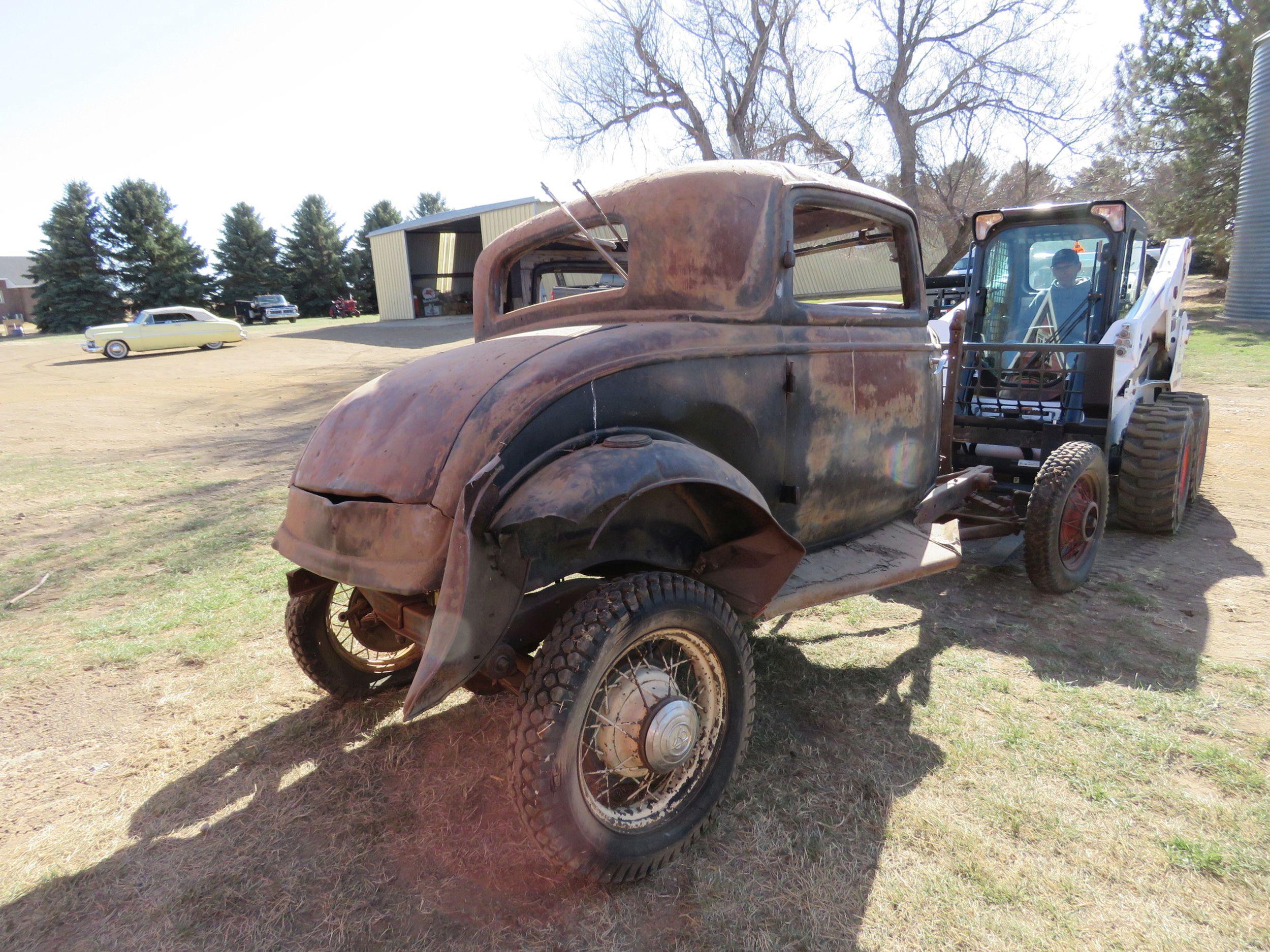 Barn Find 1932 Ford 3 Window Coupe Project