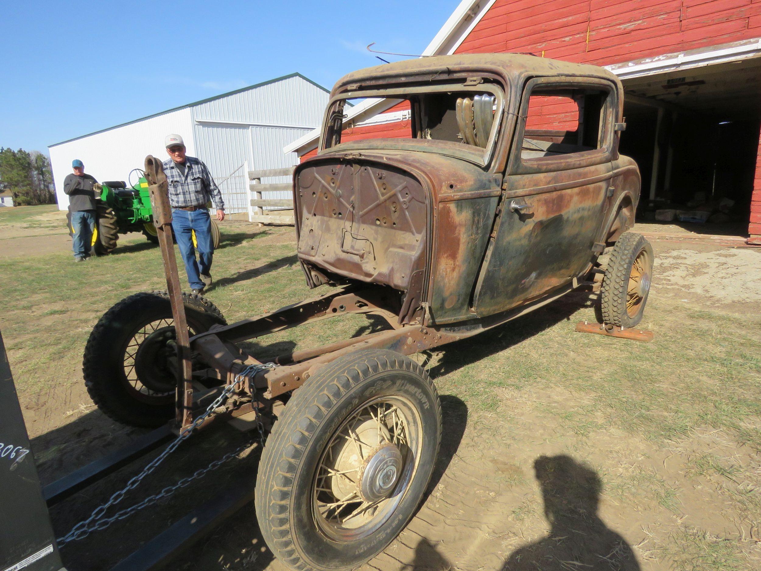 Barn Find 1932 Ford 3 Window Coupe Project