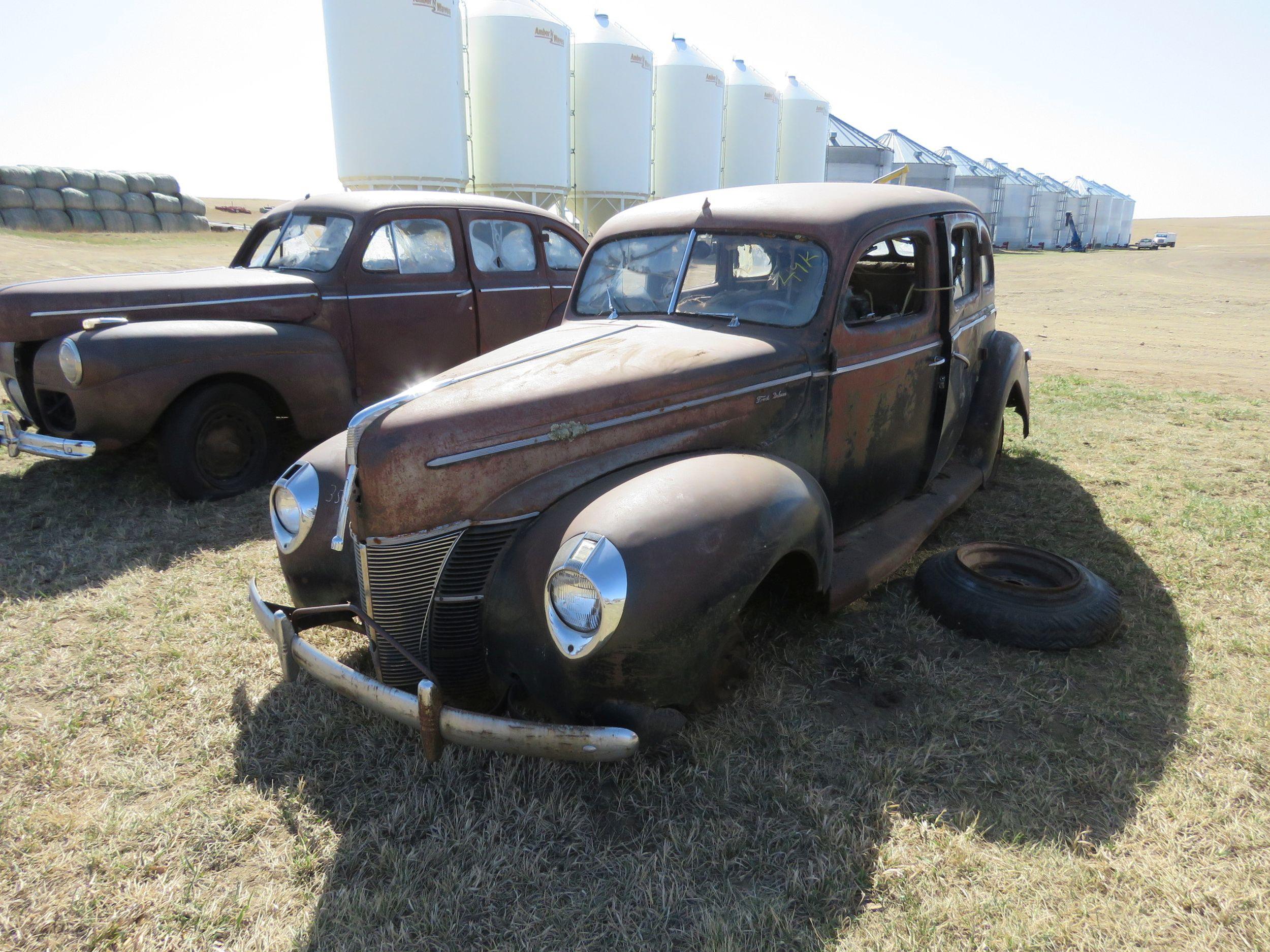 1940 Ford 4 dry Suicide Sedan for rod or restore