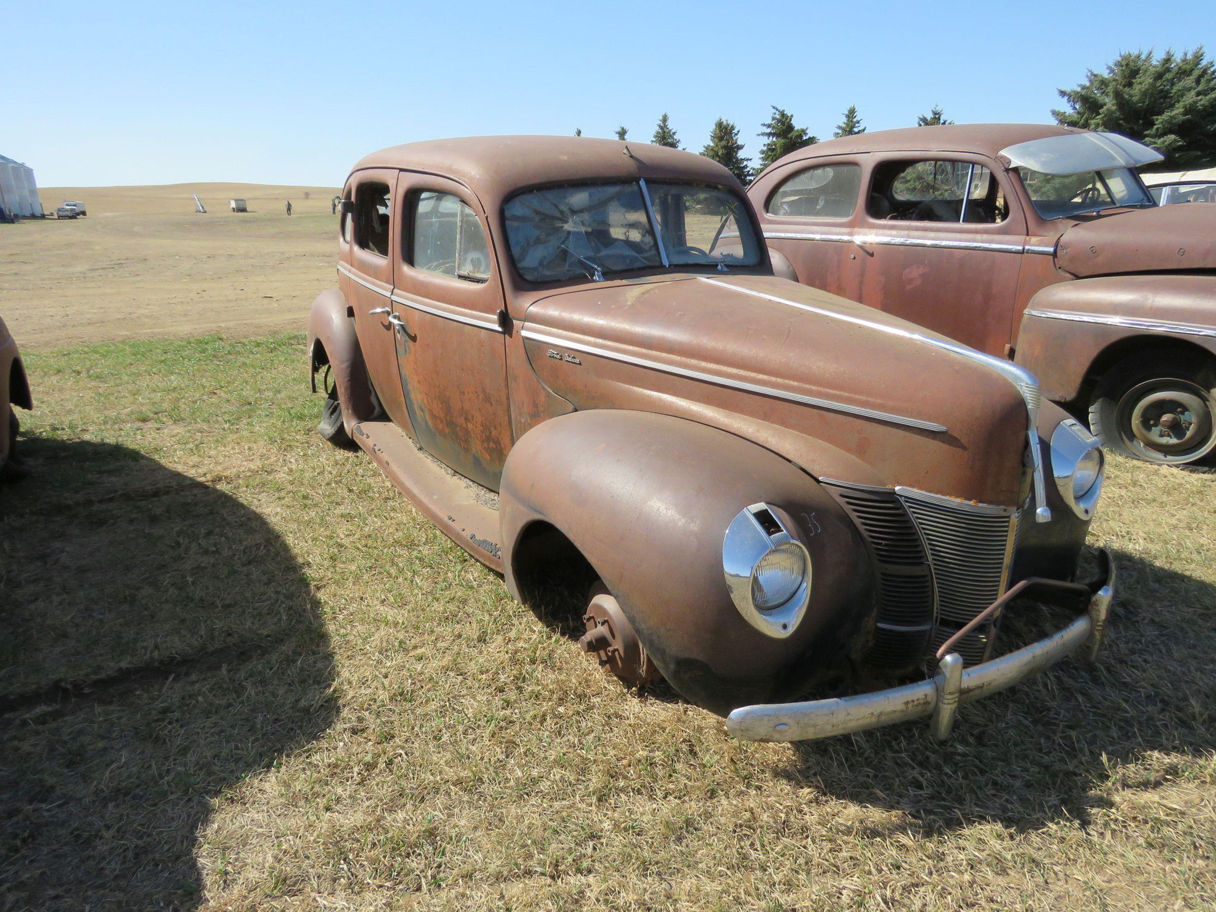 1940 Ford 4 dry Suicide Sedan for rod or restore