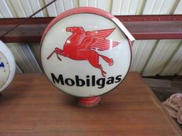 Mobil Gas pump Globe