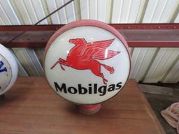 Mobil Gas pump Globe