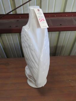 RARE White Eagle Milk Glass Gas Pump globe