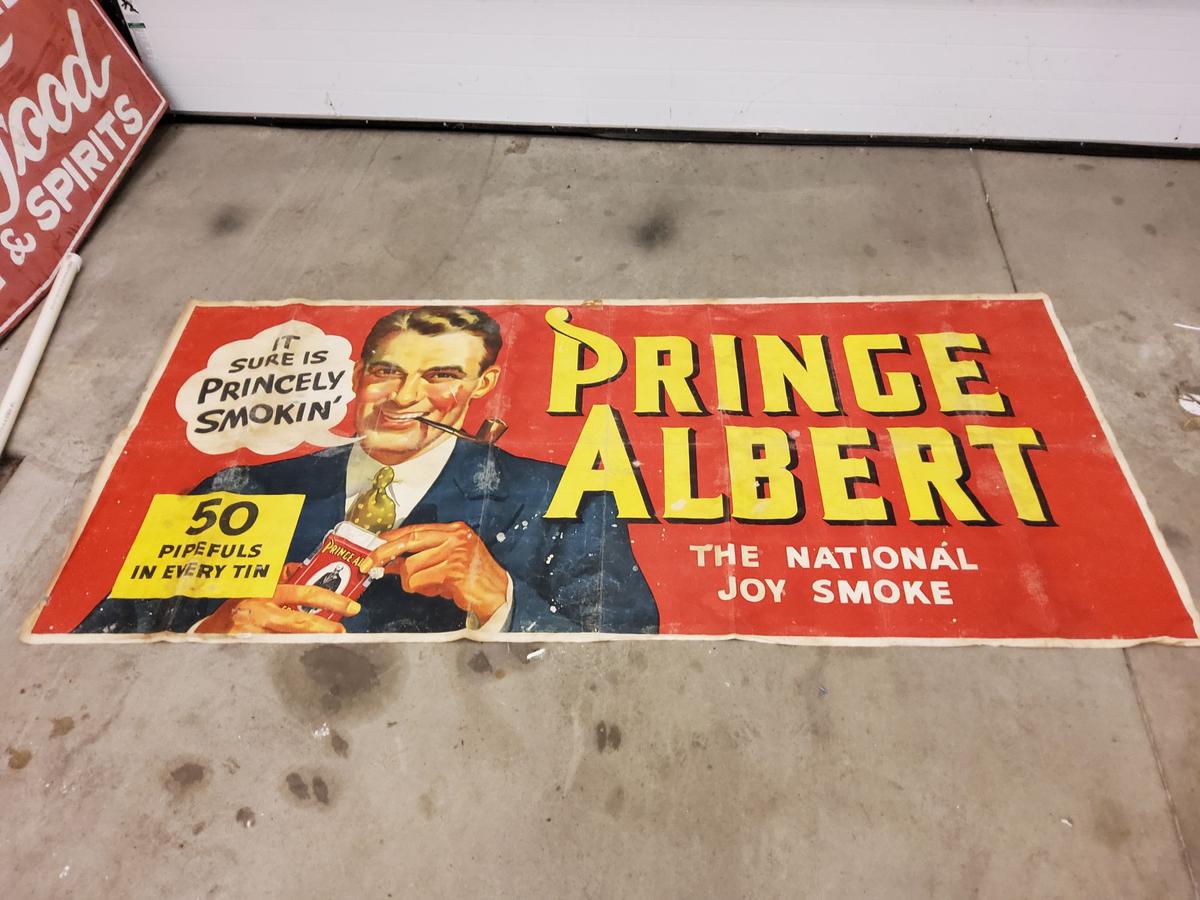 Prince Albert Cloth Advertising