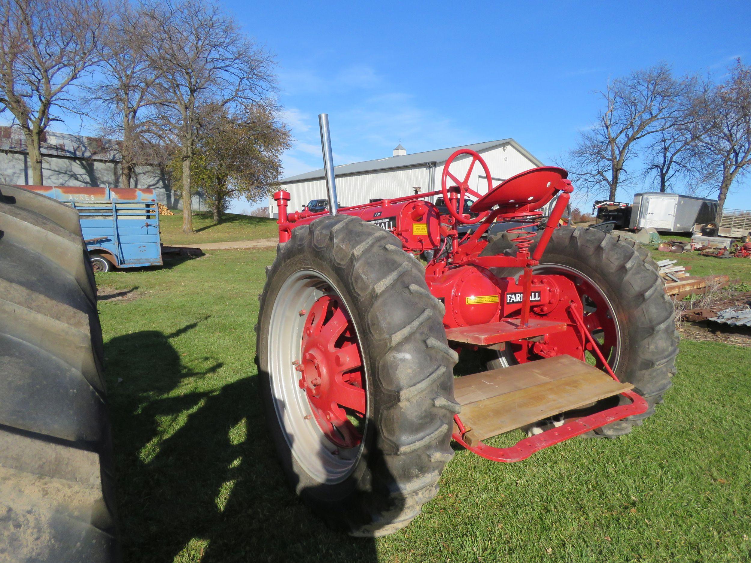 1938 Farmall F-20 Tractor