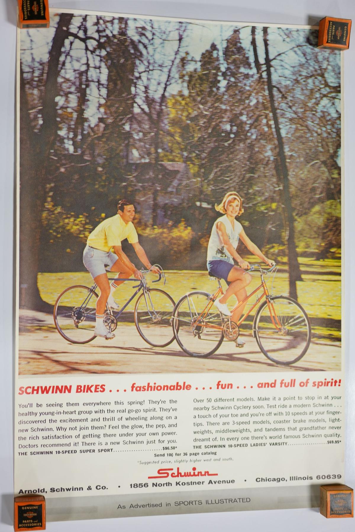 Vintage Schwinn Poster/Advertising Group