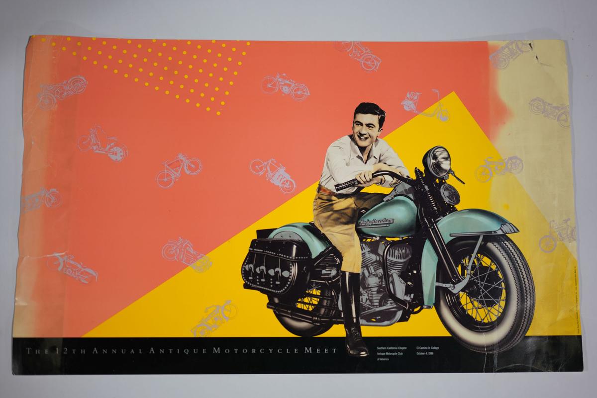 Vintage Motorcycle Poster/Advertising