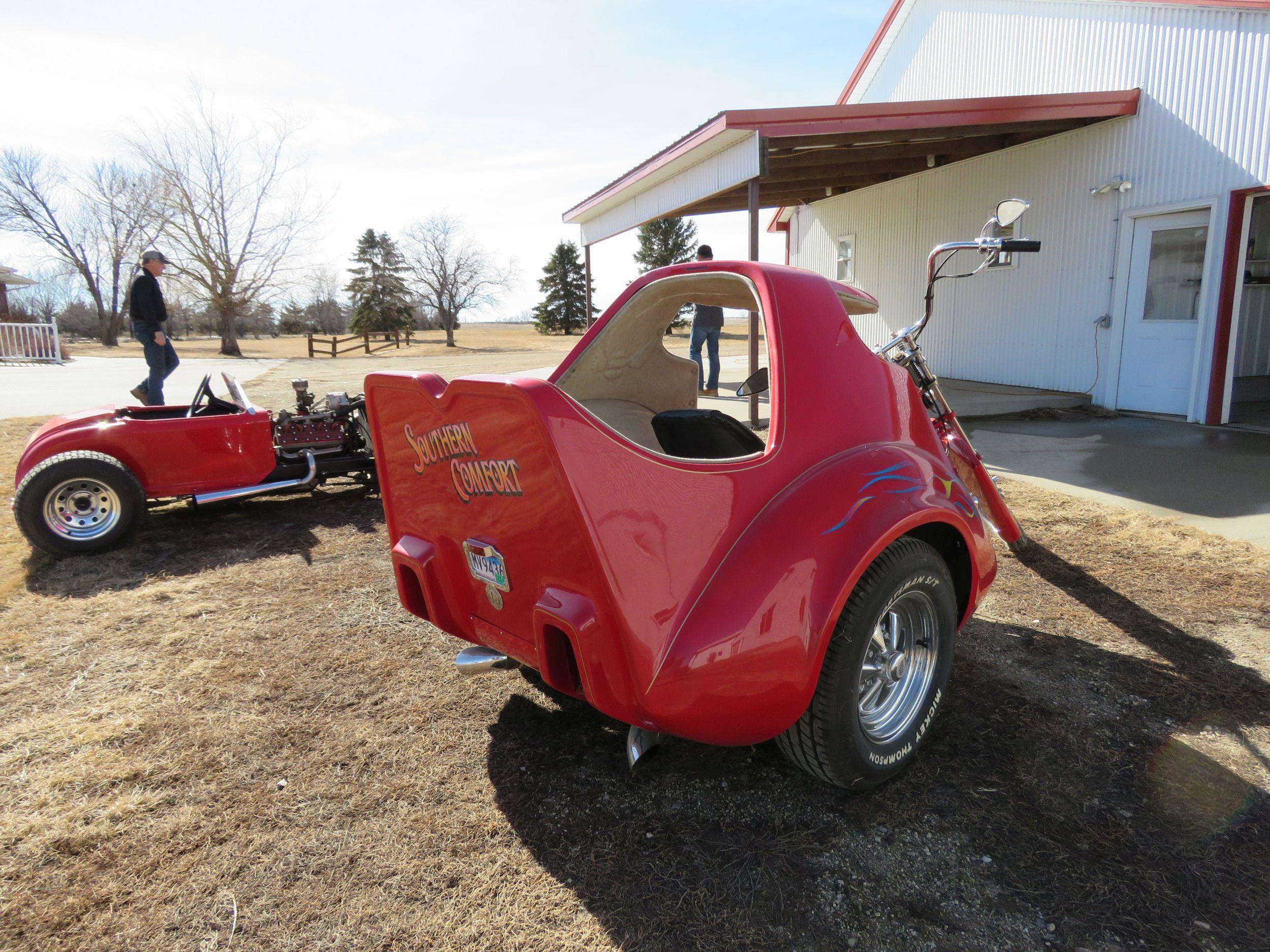 "Red Barron" Helmet Custom Motorcycle Trike