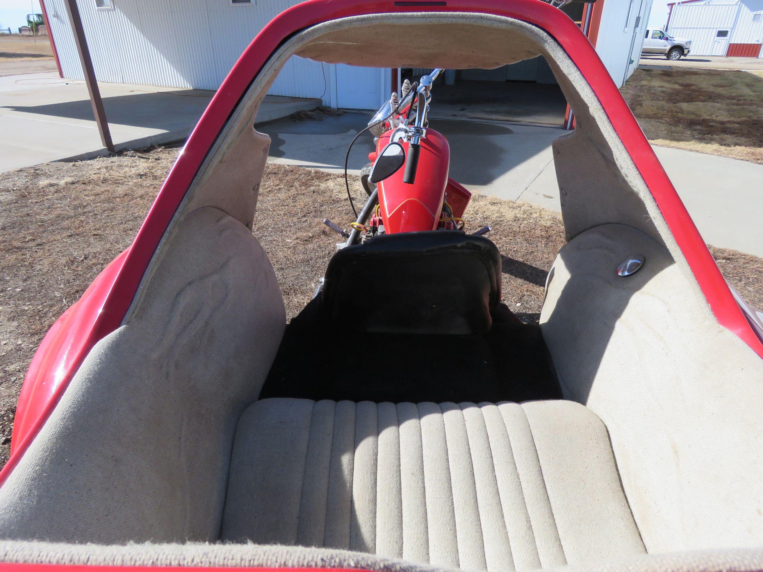 "Red Barron" Helmet Custom Motorcycle Trike