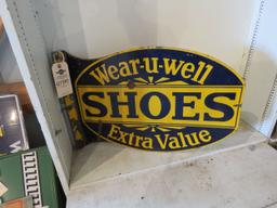 Wear-U-Well Shoes Porcelain Wall Flange