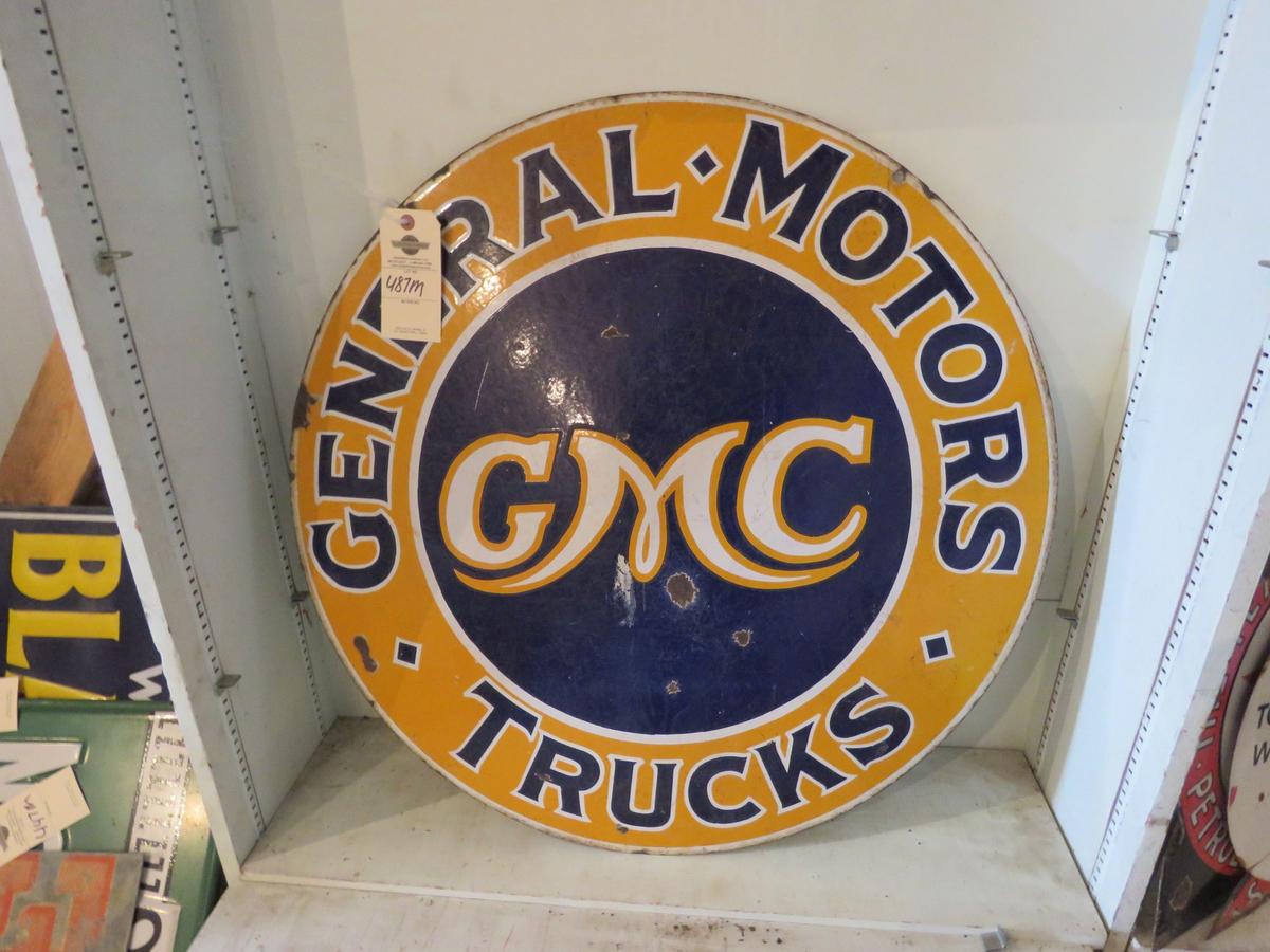 GMC Porcelain Sign